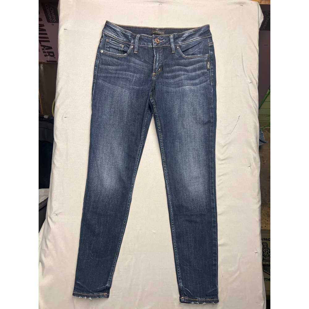 Silver Jeans Co Suki Skinny Dark Wash Denim Jeans W29 L29 L93023SSX317
